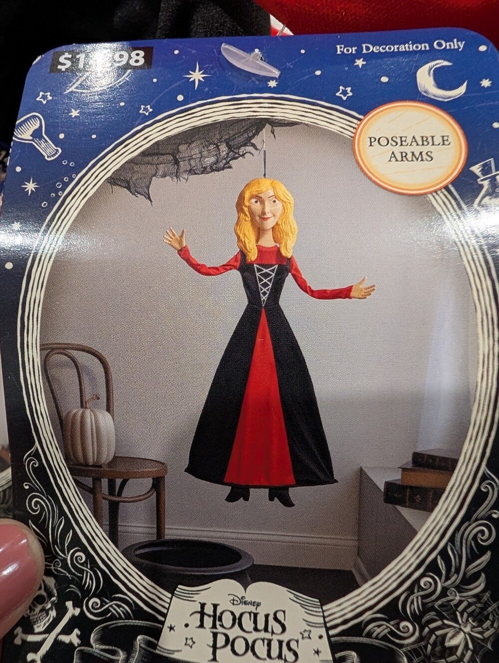Disney Hocus Pocus Sanderson Sisters 3pc Hanging Decor Winifred Mary Sarah NWT - Picture 9 of 9